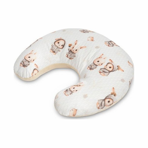 VÁLEČEK Sensillo BÉŽOVÝ ZAJÍČEK MUSLÍN