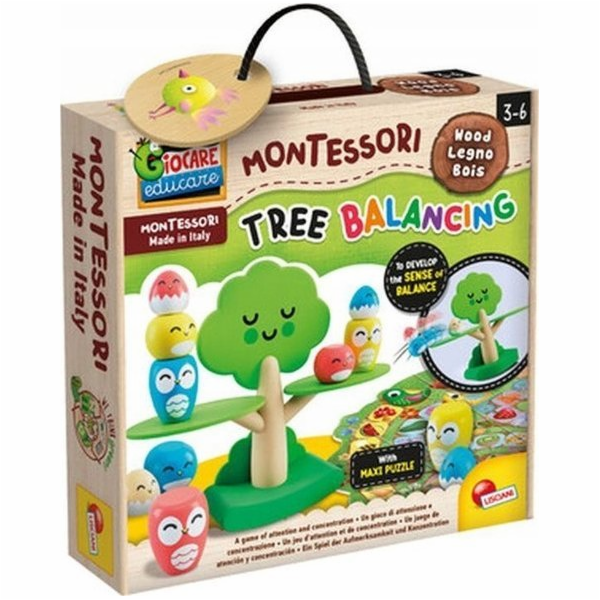 LISCIANI  MONTESSORI DĚTSKÝ DŘEVO ROVNOVÁHA