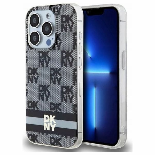 DKNY  DKHMP15LHCPTSK iPhone 15 Pro 6.1 černo/černé pevné ...
