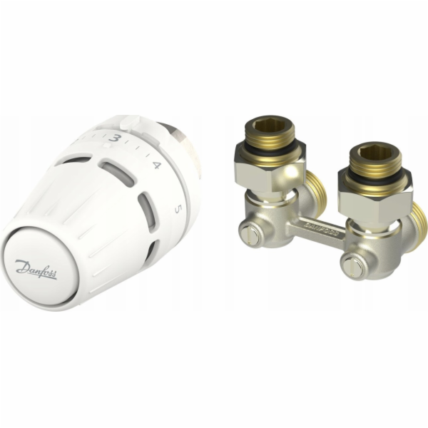 Danfoss Regus 2dílná sada M30x1,5 + RLV-KB 1/2 úhl.