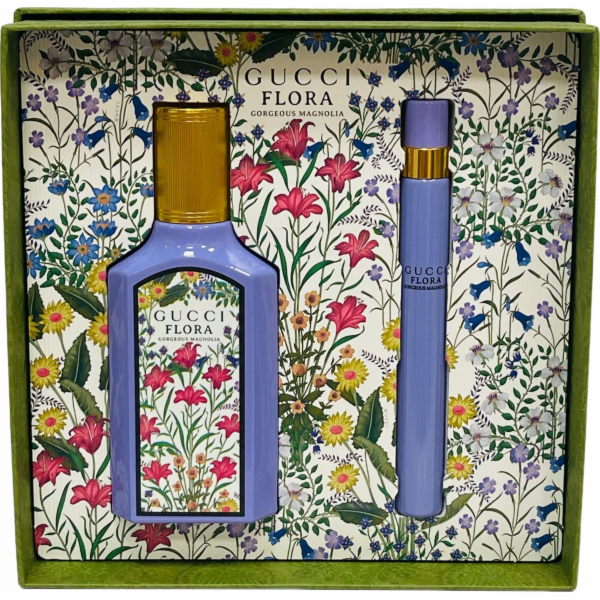 Gucci  SET (FLORA GORGEOUS MAGNOLIA (W) EDP/S 50ML + TRAV...