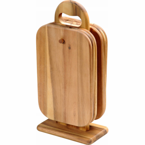 Prkénko Kesper s dřevěnou rukojetí, 6 ks. se stojanem