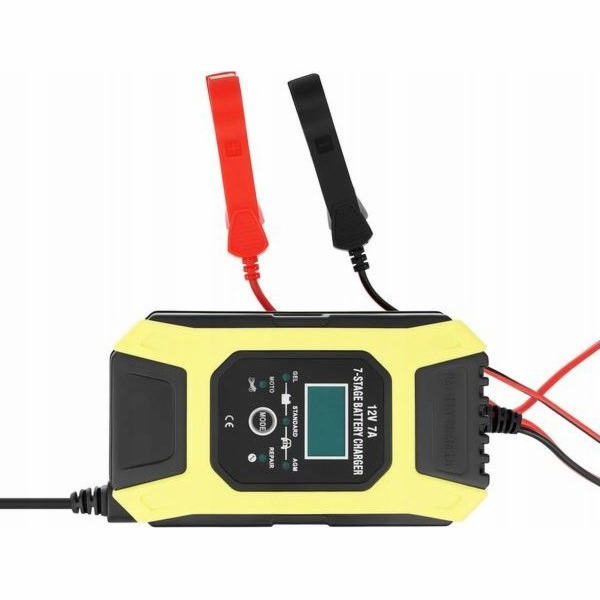 AZO Digitální nabíječka 12 V síťová nabíječka pro BC-7 7A...