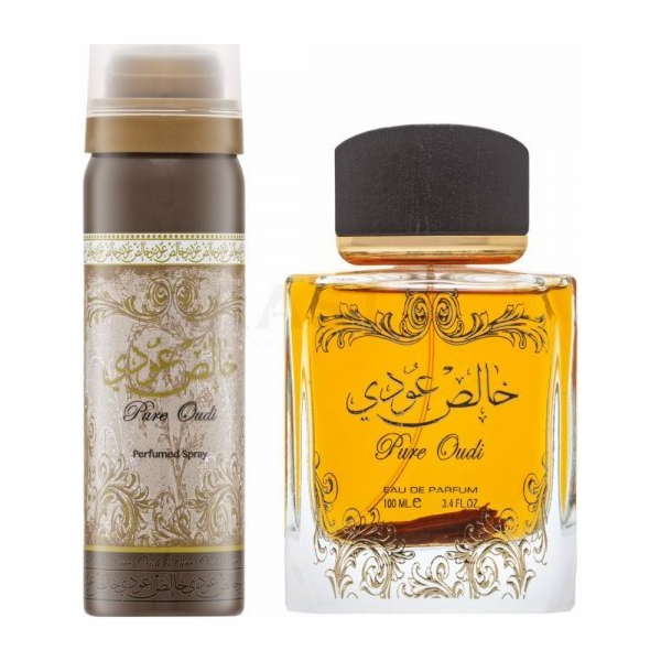 Lattafa  DUO PURE OUDI (M/W) EDP/S 100ML + PARFUMOVANÝ SP...