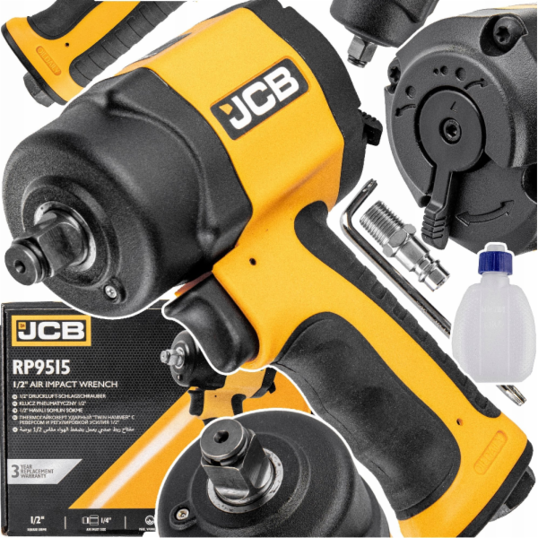 JCB rázový utahovák JCB PNEUMATICKÝ KLÍČ 1/2 1200Nm