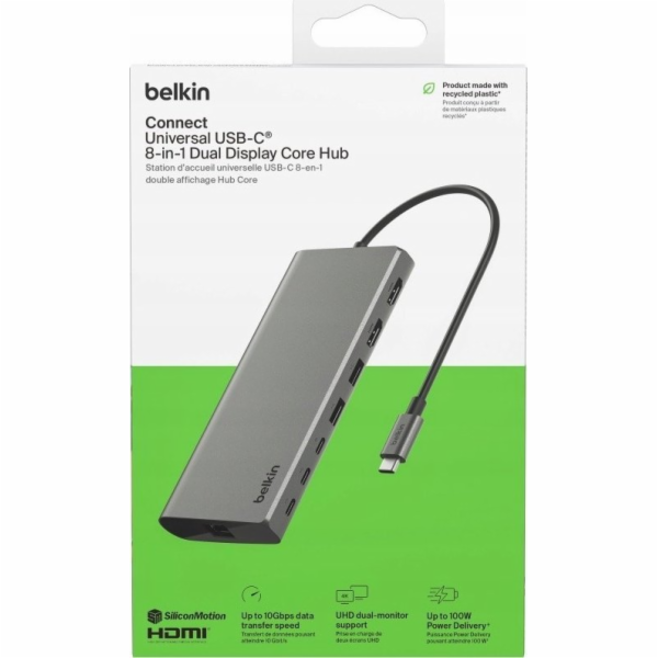 Belkin USB adaptér Belkin CONNECT USB-C 8-v-1 jádro pro 2...