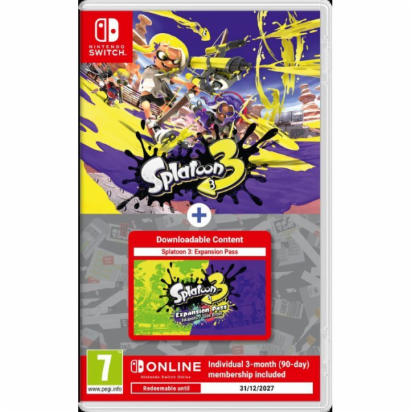 Splatoon 3 + Season Pass + NSO na 3 měsíce Nintendo Switch