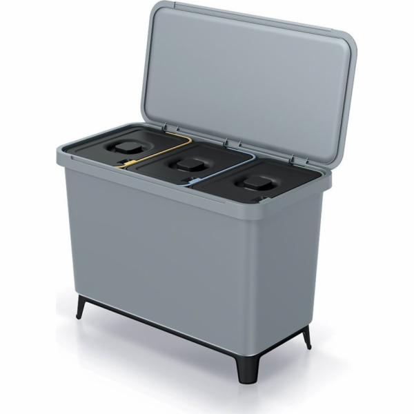 Prosperplast odpadkový koš na třídění, šedý (NKS45W3-429U)