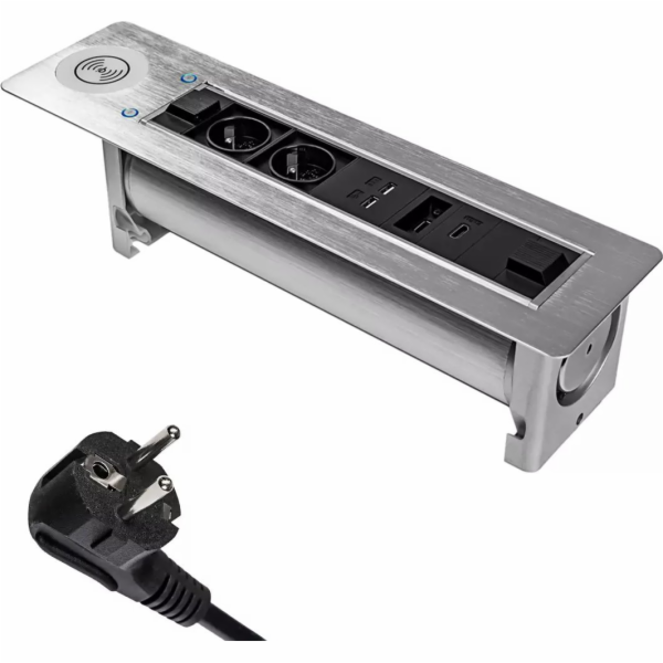 Spacetronik Spacetronik SPS-E25S elektrická zásuvka na desku
