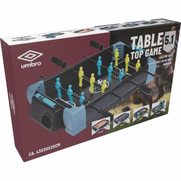 Hrací stůl Umbro 5 v 1, stolní fotbal, tenis, vzdušný hokej