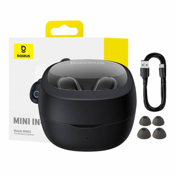 Bezdrátová sluchátka Baseus Bowie WM02 TWS, Bluetooth 5.0...