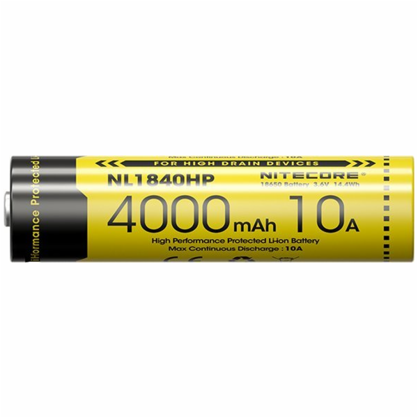 Baterie Nitecore NL1840HP 3.6V 4000mAh
