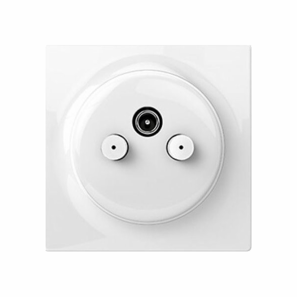 Fibaro Walli N zásuvka R/TV + SAT Bílá
