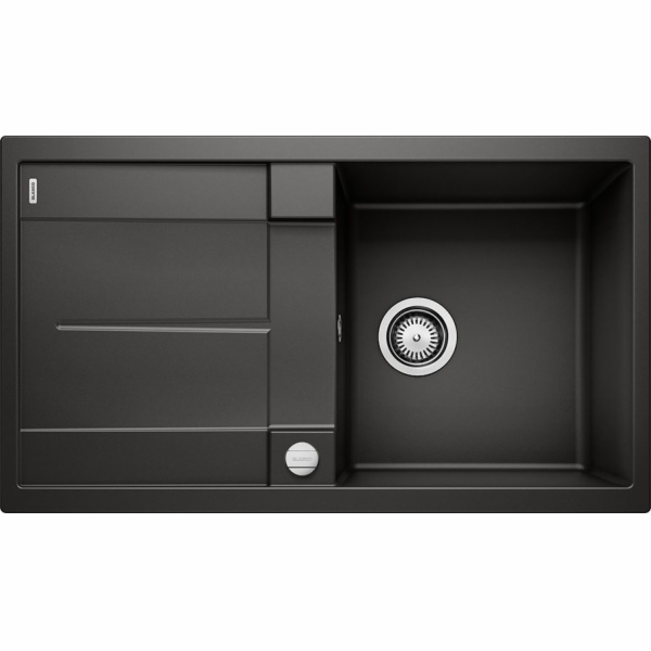 Blanco Metra 5 S Silgranit dřez, černá automatická zástrč...