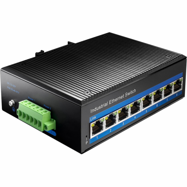 Cudy SWITCH PoE 8portový 8x30W 1Gbps průmyslový IG100P