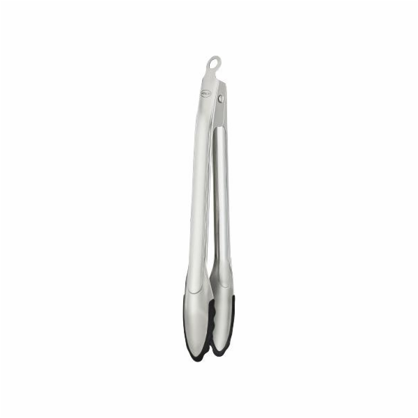 Gurmánské kleště, 26 cm, stříbrná nerezová ocel