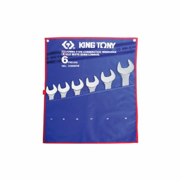 King Tony Sada kombinovaných klíčů 34 - 50 mm 6 ks. (KT12...