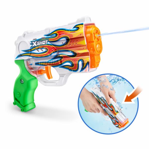 ZURU X-SHOT Vodní pistole Nano Fast fill Skins - více druhů