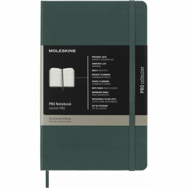 Moleskine Notes Professional L (13x21 cm), pevná vazba, l...