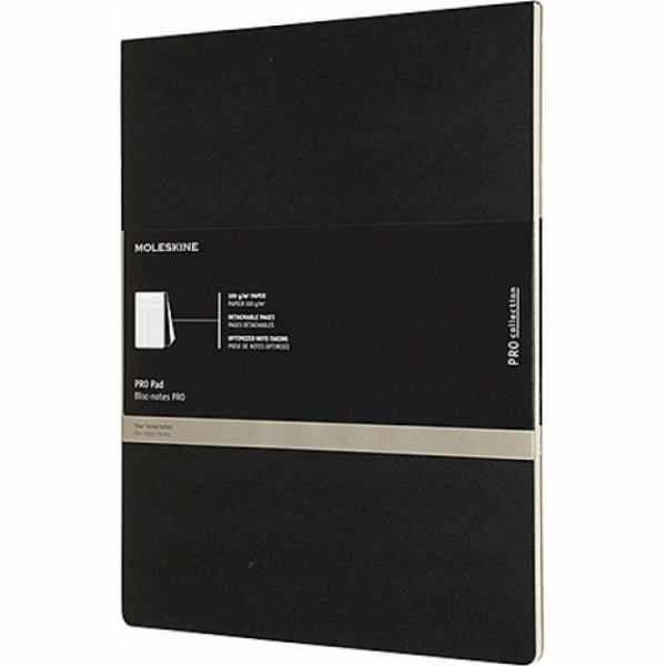 Moleskine PRO PAD Letter (21,59x27,94 cm), 96 stran, černá