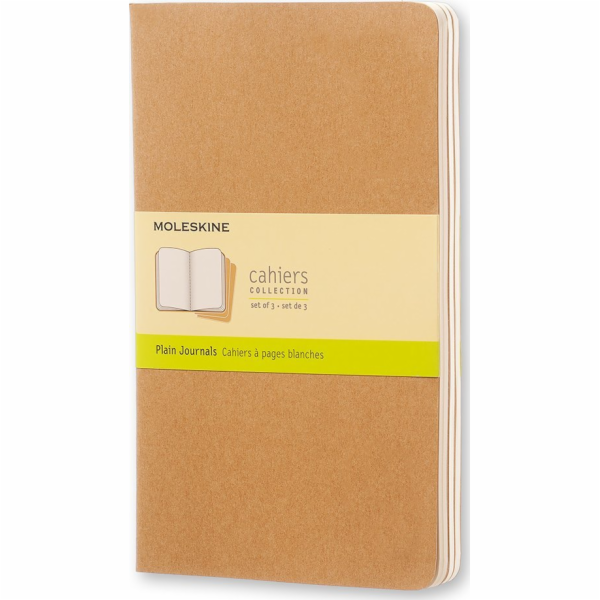 Moleskine Sada 3 ks Cahier Journal L (13x21cm), hladké, 8...