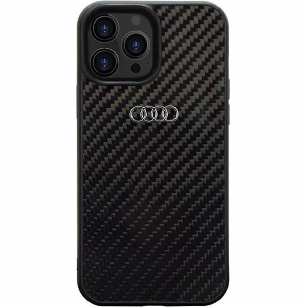 Audi Carbon Fiber iPhone 14 Pro 6.1 černo/černý pevný oba...