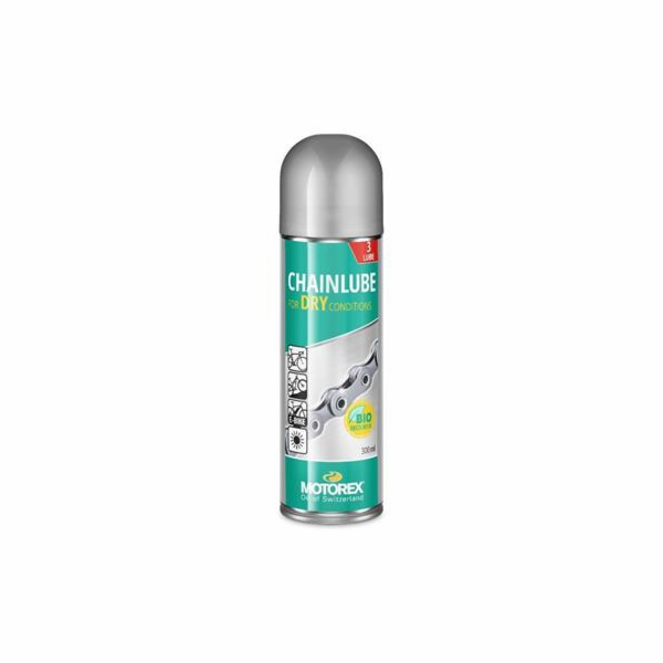 Motorex Chain Lube For Dry Conditions 300ml, sprej
