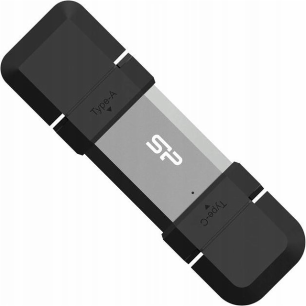 SILICON POWER Pendrive C51 64GB USB-A USB-C 120MB/s Silver