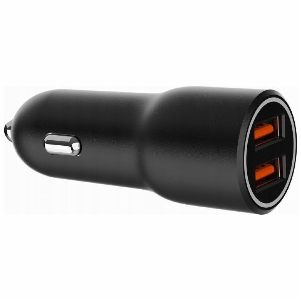 GEMBIRD 2-port USB car fast charger QC3.0 36W black