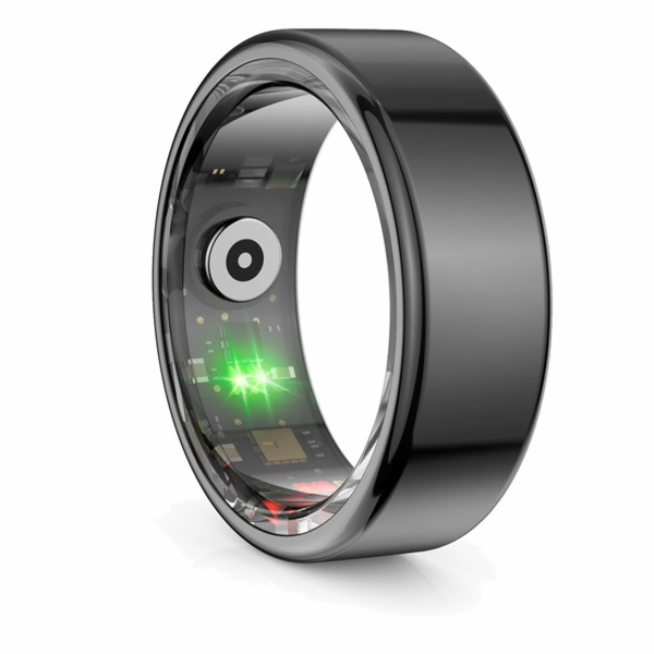 Powerton chytrý prsten Black velikost 10