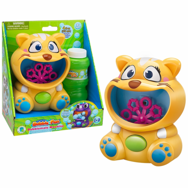 Bubble Fun Stroj na bubliny Kočka s náplní 118 ml