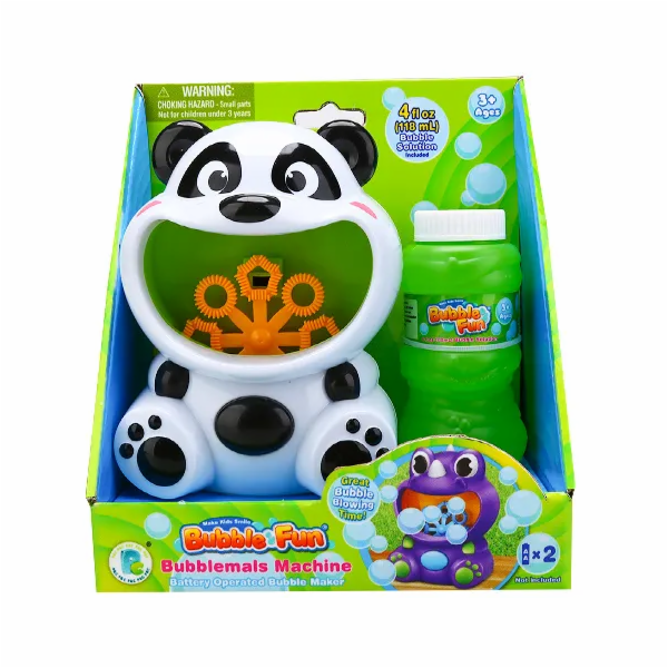 Bubble Fun Stroj na bubliny Panda s náplní 118 ml
