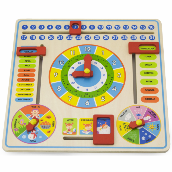 BABU - Dřevěný kalendář 6v1