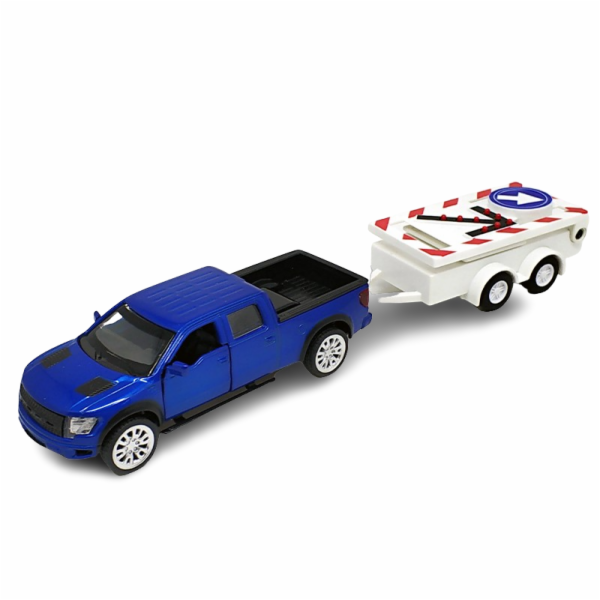 Kovový model - 1:52 Ford F-150 SVT Raptor se silničním vý...