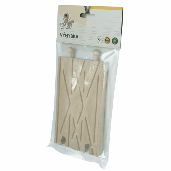 BABU vláčky - Dvoukolej rovná 15 cm