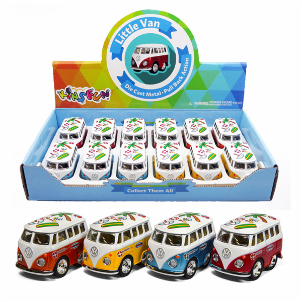 Kovový model - Volkswagen Little Van - 4 druhy
