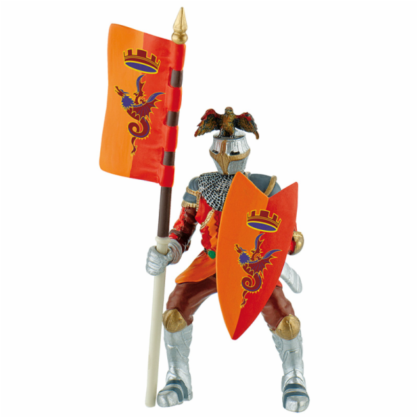 Bullyland 80782 - Turnajový rytíř červený