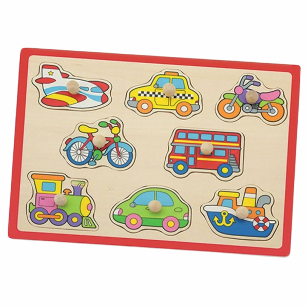 BABU - Dřevěná vkládačka s úchyty doprava