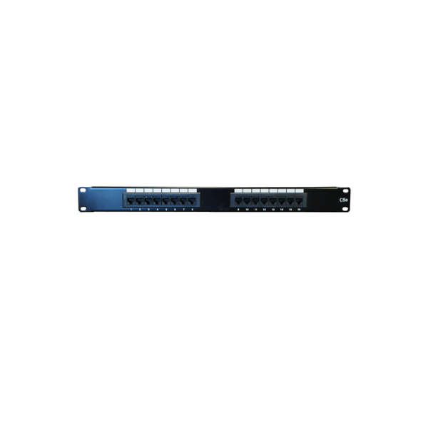 DATACOM Patch panel 16p.,UTP, Cat5e,1U,19", LSA Krone