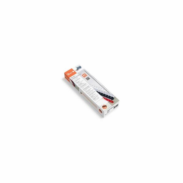 PEACH vazací hřbet Binding Combs 21 Rg A4 6mm, černý, pla...