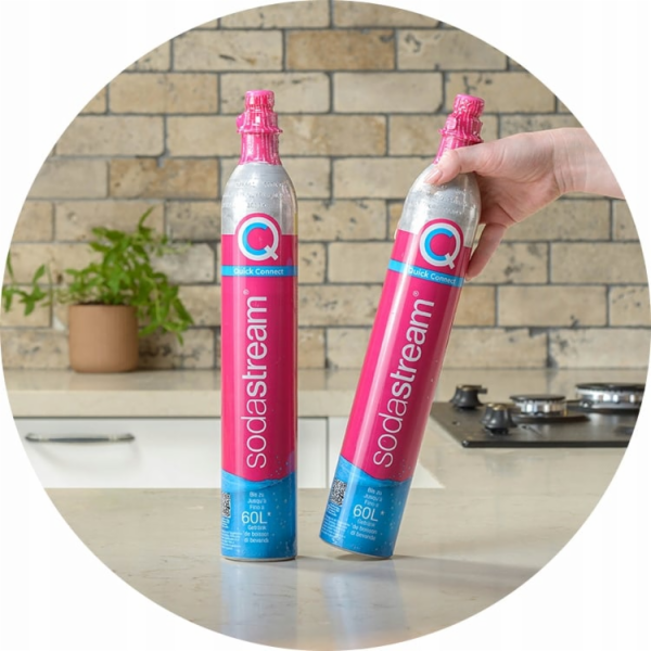 SodaStream Quick Connect CO2 NEW bombička PINK