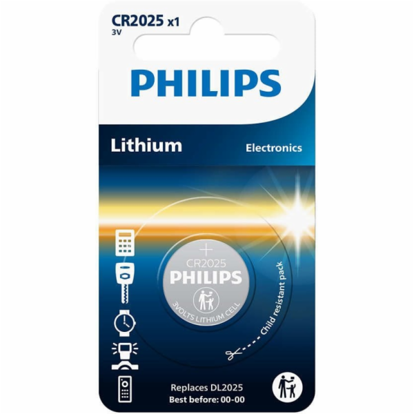 Baterie Philips CR2025 1 ks.