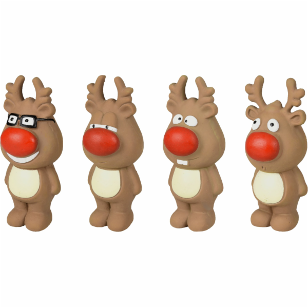 Flamingo Vánoční hračka pro psy latexová 14cm