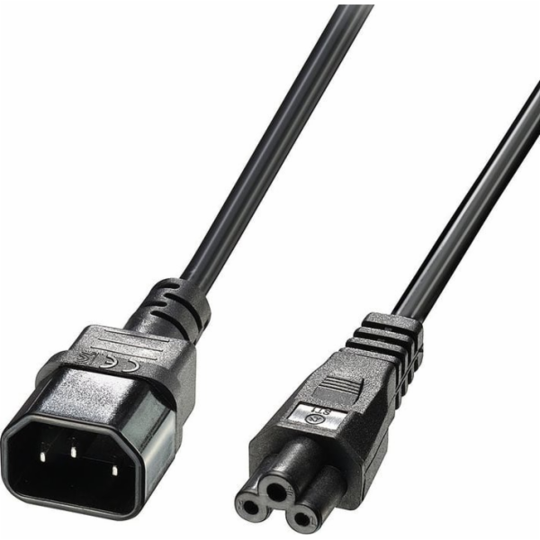 Lindy Lindy IEC-Netzkabel C14 an C5 napájecí kabel 3m