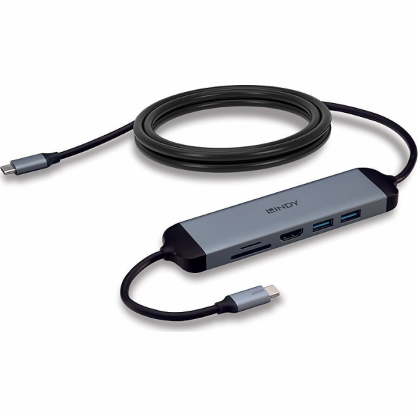Lindy USB 3.2-C Micro Dock, dokovací stanice