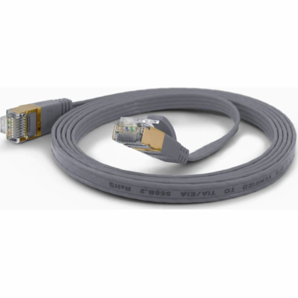 Wantec  flates CAT6A FTP Patch Cable - 0,2 m - Cat6a - F/...
