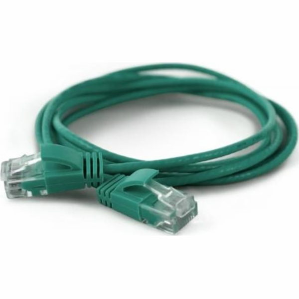 Wantec  7329 U/UTP (UTP) zelený 2m Cat6a síťový kabel (7329)