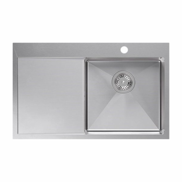 Dřez Quadron RUSSEL 111 SteelQ, broušená ocel