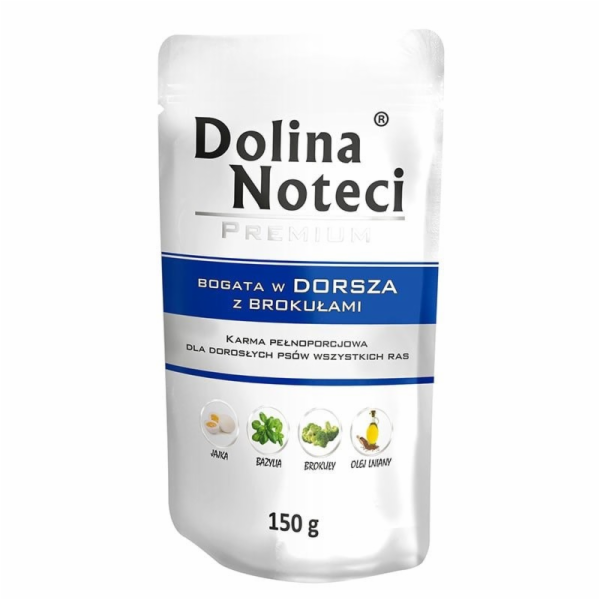 Dolina Noteci Premium bohatá na tresku s brokolicí - mokr...