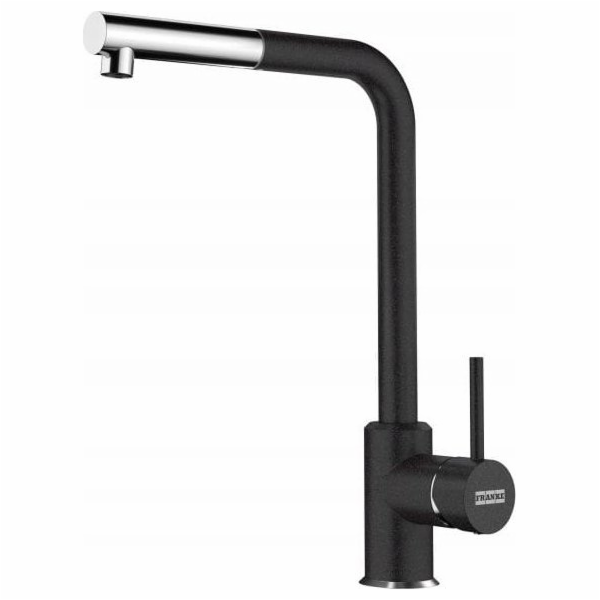 Kuchyňská baterie Franke Sirius L, černá/chrom
